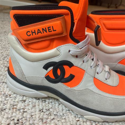 chanel sneakers dames oranje|chanel sandalen.